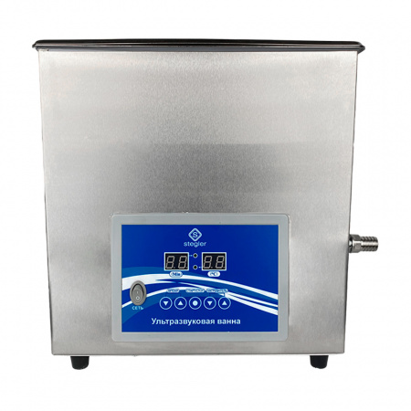 Ультразвуковая ванна (мойка) Stegler 10DT (10 л,20-80°C, 240W) в СПб