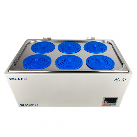 Водяная баня Stegler WB-6 Pro (23 л, Tкомн.+5...100 °С, 6 мест) в СПб