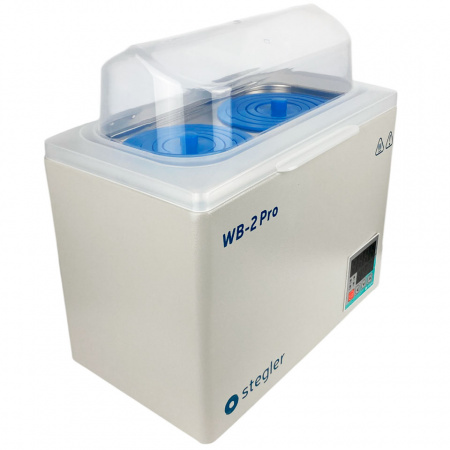 Водяная баня Stegler WB-2 Pro (7 л, Tкомн.+5...100 °С, 2 места) в СПб
