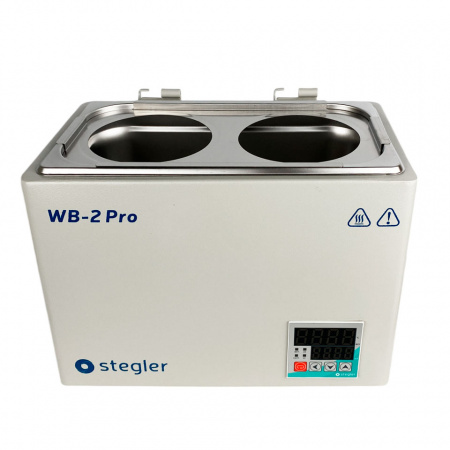 Водяная баня Stegler WB-2 Pro (7 л, Tкомн.+5...100 °С, 2 места) в СПб