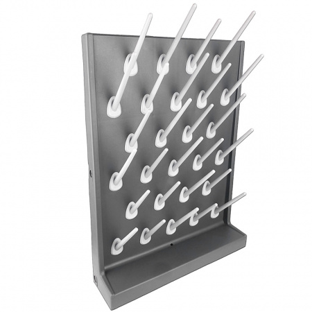 Сушилка для лабораторной посуды Stegler SL-27 (полипропилен, 27 мест, 400×555×110 мм) в СПб