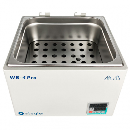 Водяная баня Stegler WB-4 Pro (15 л, Tкомн.+5...100 °С, 4 места) в СПб