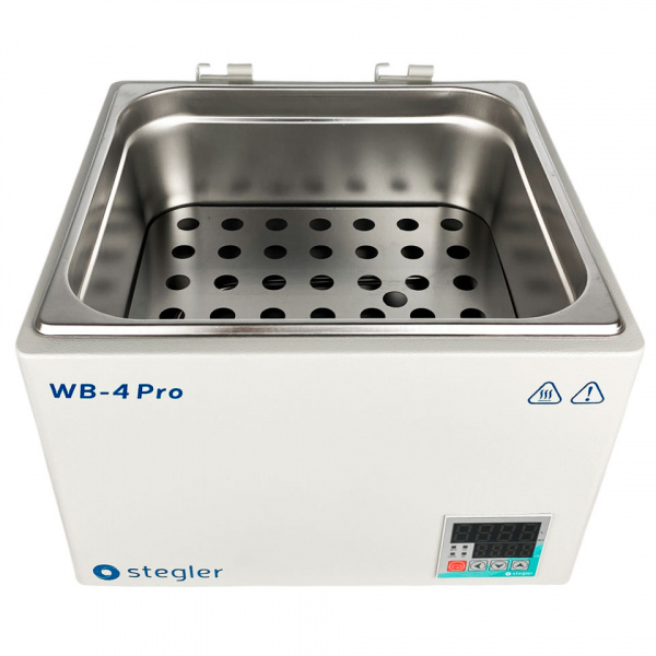 Водяная баня Stegler WB-4 Pro (15 л, Tкомн.+5...100 °С, 4 места) в СПб